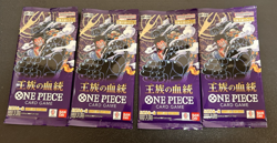 ONE PIECE OP-10 ROYAL BLOOD SEALED PACKS (4) JAPANESE EDITION - Image 1