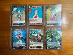 Dragon Ball Z Girls Card Lot - Bulma, Cute Comrade, Chichi, Etc - Image 1