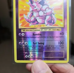 Pokemon Nidoking TCG Reverse Holo Rare Card 45/108 XY Evolutions - Image 2