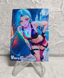 Jinx Trading Card Waifu Goddess Story Anime Girl holo Karte Manga Full Art - Image 1