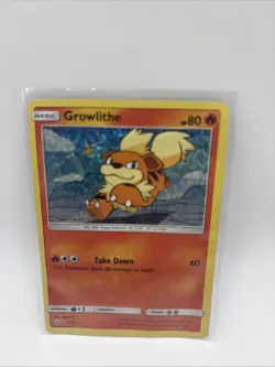 Pokemon TCG Growlithe McDonald's Promos 2018 1/12 Holo Card - Image 1