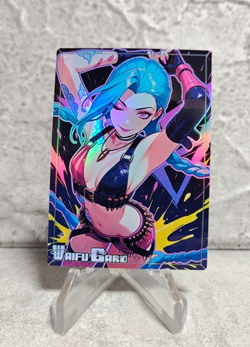 Jinx Trading Card Waifu Goddess Story Anime Girl holo Karte Manga Full Art - Image 1