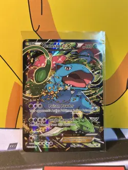 Pokemon TCG - Venusaur EX Black Star Promo Card XY123 - LP+ - Image 1