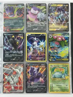 Pokemon Card Collection Binder Lot Holo Rare Mega Gengar Arceus XY116 Promo - Image 1