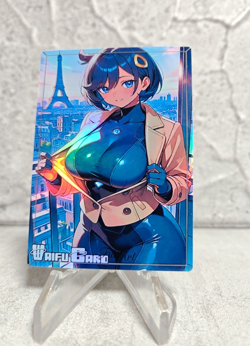 Emma Trading Card Waifu Goddess Story Anime Girl holo Karte Manga Full Art - Image 1