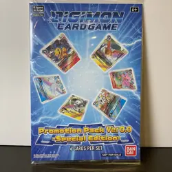 DiGiMON Card Game Promotion Pack Version 0.0 Special Edition New Sealed - Image 1