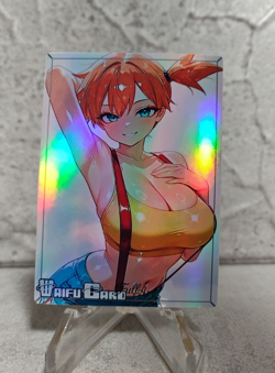 Misty Trading Card Waifu Goddess Story Anime Girl holo Karte Manga Full Art - Image 1