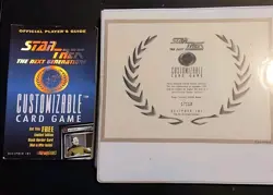 1995 Star Trek: CCG Next Generation Complete 363 Card Set w/Certificate Decipher - Image 1