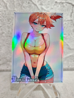 Misty Trading Card Waifu Goddess Story Anime Girl holo Karte Manga Full Art - Image 1
