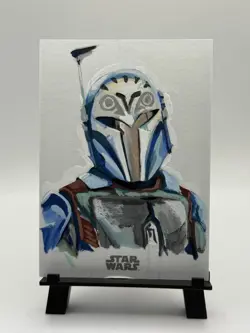 Topps Star Wars Galaxy 2023 | Sketch card Bo Katan Jonathan Beistline - Image 1