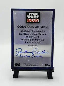 Topps Star Wars Galaxy 2023 | Sketch card Bo Katan Jonathan Beistline - Image 3