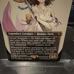 MTG FINAL FANTASY - YUNA, GRAND SUMMONER - BORDERLESS NON-FOIL - M 0208 - Image 4