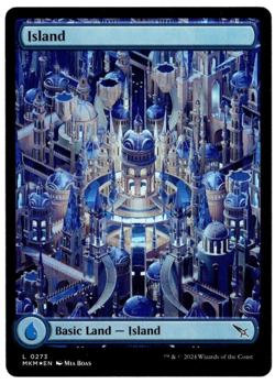 Island 0273 Foil Full Art Land Murders at Karlov Manor MTG Near Mint - Image 1