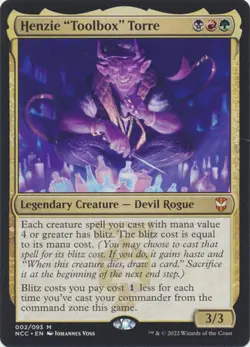 MTG Streets of New Capenna Commander - Henzie "Toolbox" Torre - Image 1