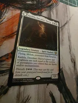 Katilda, Dawnhart Martyr #21 (Foil) (NM) Crimson Vow VOW Magic MTG - Image 2