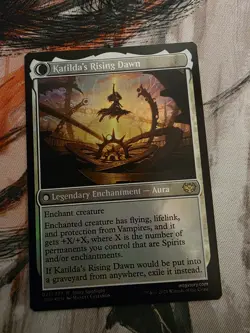 Katilda, Dawnhart Martyr #21 (Foil) (NM) Crimson Vow VOW Magic MTG - Image 3