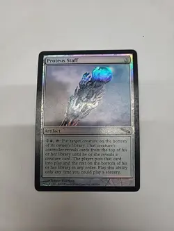 Magic the Gathering - Mirrodin Proteus Staff 2003 230 Rare - Foil - Image 1