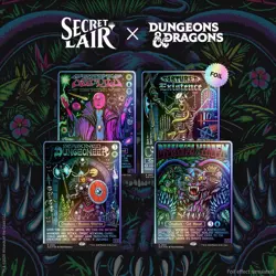 SECRET LAIR X BLACK LIGHTS & DARK DUNGEONS FOIL EDITION - Sealed - Image 1
