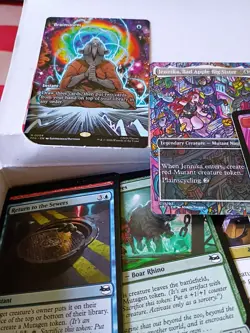 Magic The Gathering Teenage Mutant Ninja Turtles OPENED Box Bulk - Image 3
