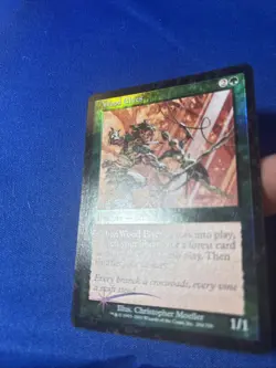 1x FOIL WOOD ELVES x1 Seventh 7th LP MtG Magic fast shipping - Image 3