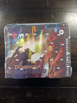 Magic the Gathering Dominaria Remastered Collector Boosters Box Factory Sealed - Image 1