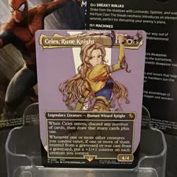 Celes, Rune Knight Borderless 201 Regular Final Fantasy FIC MTG NM See Video - Image 1