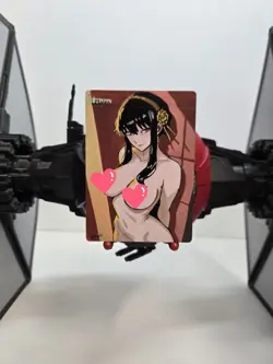 MTG, Plains, Yor Forger, Spy x Family, Waifu, Alter, Hand Painted by BAZAYO 18+ - Image 1