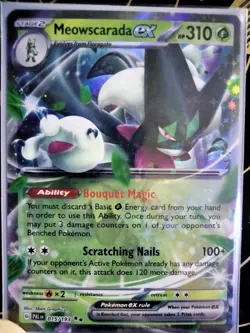 Meowscarada EX 015/193 Ultra Rare SV Paldea Evolved Pokemon TCG NM/M - Image 2