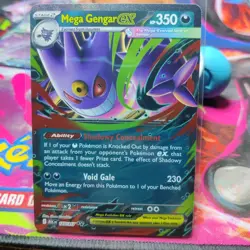 Mega Gengar EX 125/217 – Ascended Heroes Holo Double Rare – NM Pokemon TCG - Image 1