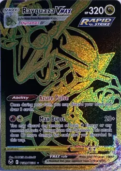 Rayquaza VMAX TG29/TG30 Secret Rare Silver Tempest Trainer Gallery Pokemon NM - Image 1