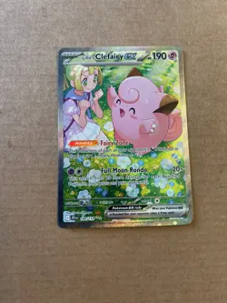 Pokemon TCG Journey Together Lillie's Clefairy Card 184/159 - Image 1