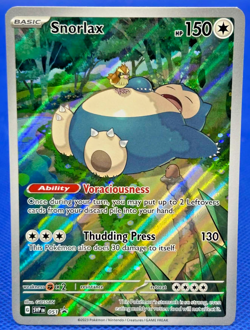 Pokemon TCG English Card Scarlet & Violet SVP EN 051 Snorlax 151 Full Art - Image 1