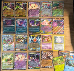 Pokemon Ex & Promo Card Lot (Zygarde, Gengar, Rotom, Clefable) - Image 1