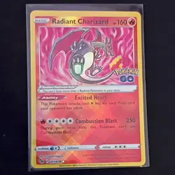 The Pokemon Company Radiant Charizard Pokemon GO Radiant Rare Holo 011/078 - Image 1