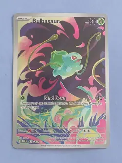 Pokemon Mega Evolution Base Set Bulbasaur 133/132 Illustration Rare - Image 1