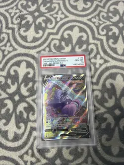 Pokemon 2021 Galarian Slowking V 179/198 Full Art Chilling Reign GEM MINT PSA 10 - Image 1