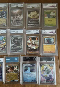 Pokemon Slab Bundle x17 - Japanese AR V EX - AGS GetGraded PSA ACE - NM TCG UK - Image 3
