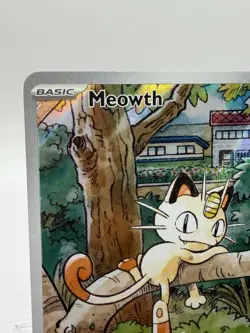 Meowth 106/094 Pokemon Phantasmal Flames Illustration Rare English - Image 2