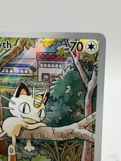 Meowth 106/094 Pokemon Phantasmal Flames Illustration Rare English - Image 3