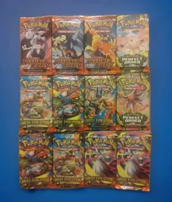 lot of 12 sealed pokemon packs - Image 1