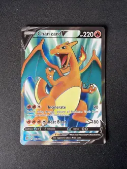Charizard V (Full Art) 153/172 Swsh09: Brilliant Stars Holo Pokemon TCG - NM - Image 1