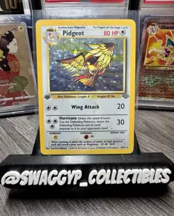 ◓Pidgeot 8/64 Jungle Set 1999 - Pokemon TCG WOTC 1st Edition Holo Rare*MP◓ - Image 1