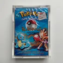 1999 Pokemon Blackout Theme Deck Factory Sealed + Acrylic Case - Image 3
