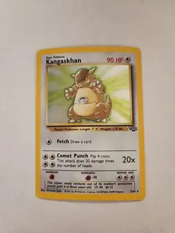Pokemon TCG Kangaskhan Jungle 5/64 Holo Unlimited Holo Rare - Image 1
