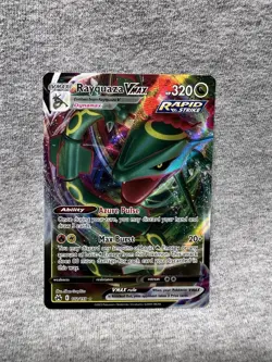 Pokemon Rayquaza VMAX 102/159 Crown Zenith Ultra Rare Holo Rapid Strike 320 HP - Image 1