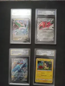 Pokemon AGS Graded Slabs Bundle Lot of 4 RAYQUAZA SCIZOR QUAQUAVAL MORPEKO - Image 1