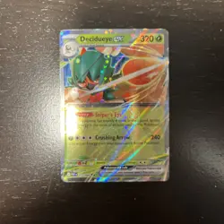 Decidueye ex 012/088 Double Rare Pokemon Mega Evolution Perfect Order Near Mint - Image 1