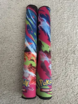 Pokemon - Phantasmal Flames Charizard MEGA X UPC Play Mat x 2 - Image 1
