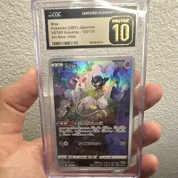 Pokemon TCG Mew 183/172 VSTAR Universe Art Rare Holo CGC Pristine 10 2022 - Image 1