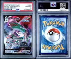 Pokemon TCG Rayquaza VMAX Silver Tempest TG20/TG30 PSA 10 Gem Mint - Image 3